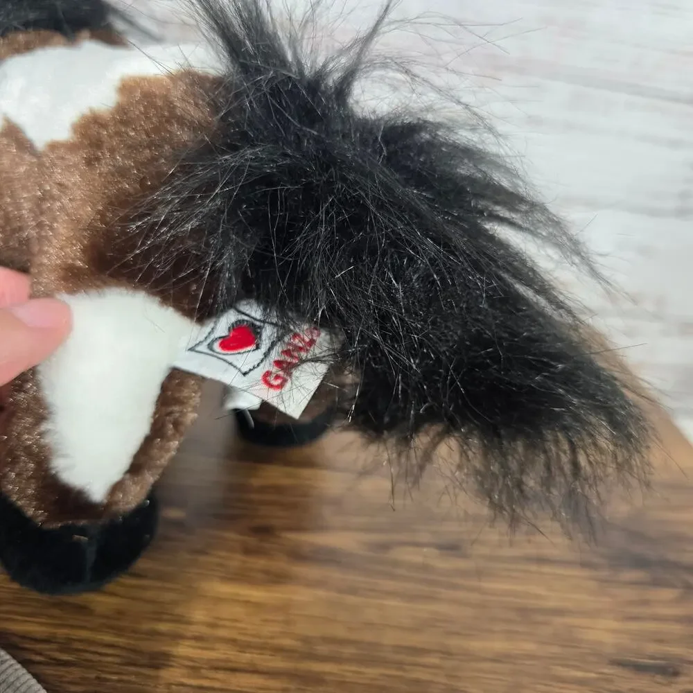 GANZ Plush Horse Web Kinz Brown and White
